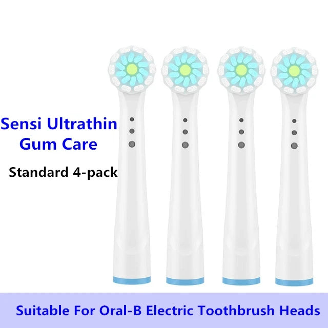 Brush Head Nozzles for Braun Oral B Replacement Toothbrush Head Sensitive Clean Sensi Ultrathin Gum Care Cleaning Brush Head